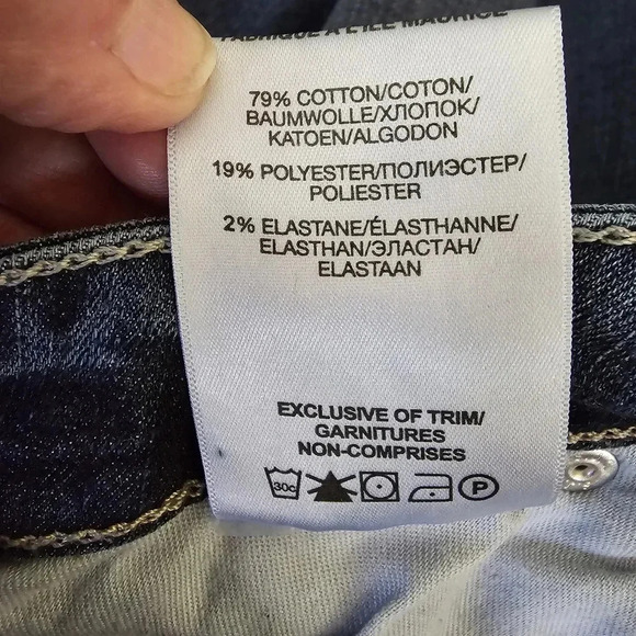 Silver Jeans Authentic Women's Dark Wash Curvy High Bootcut Stretchy Pockets S 8 - Picture 13 of 14